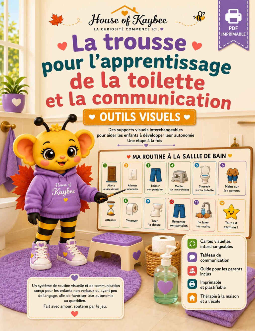 La Trousse pour l'Apprentissage de la Toilette et la Communication