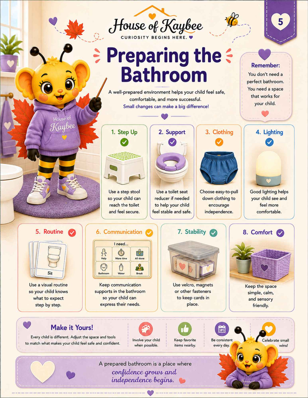Kaybee's Toilet Learning & Communication Toolkit | Printable PDF for Visual Routines