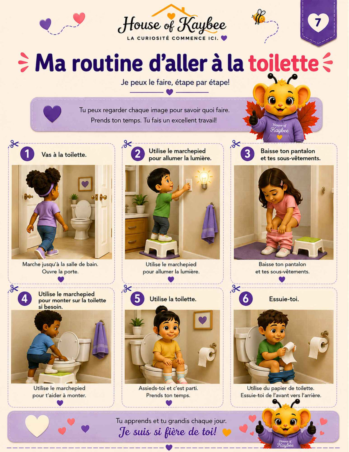 La Trousse pour l'Apprentissage de la Toilette et la Communication