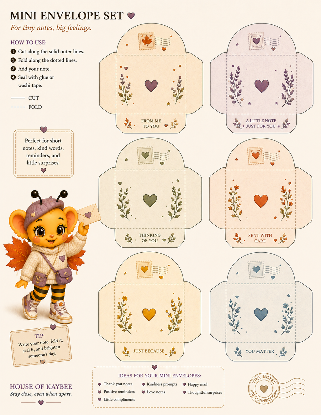 Letters That Feel Like Home - Across the Miles Complete Kit