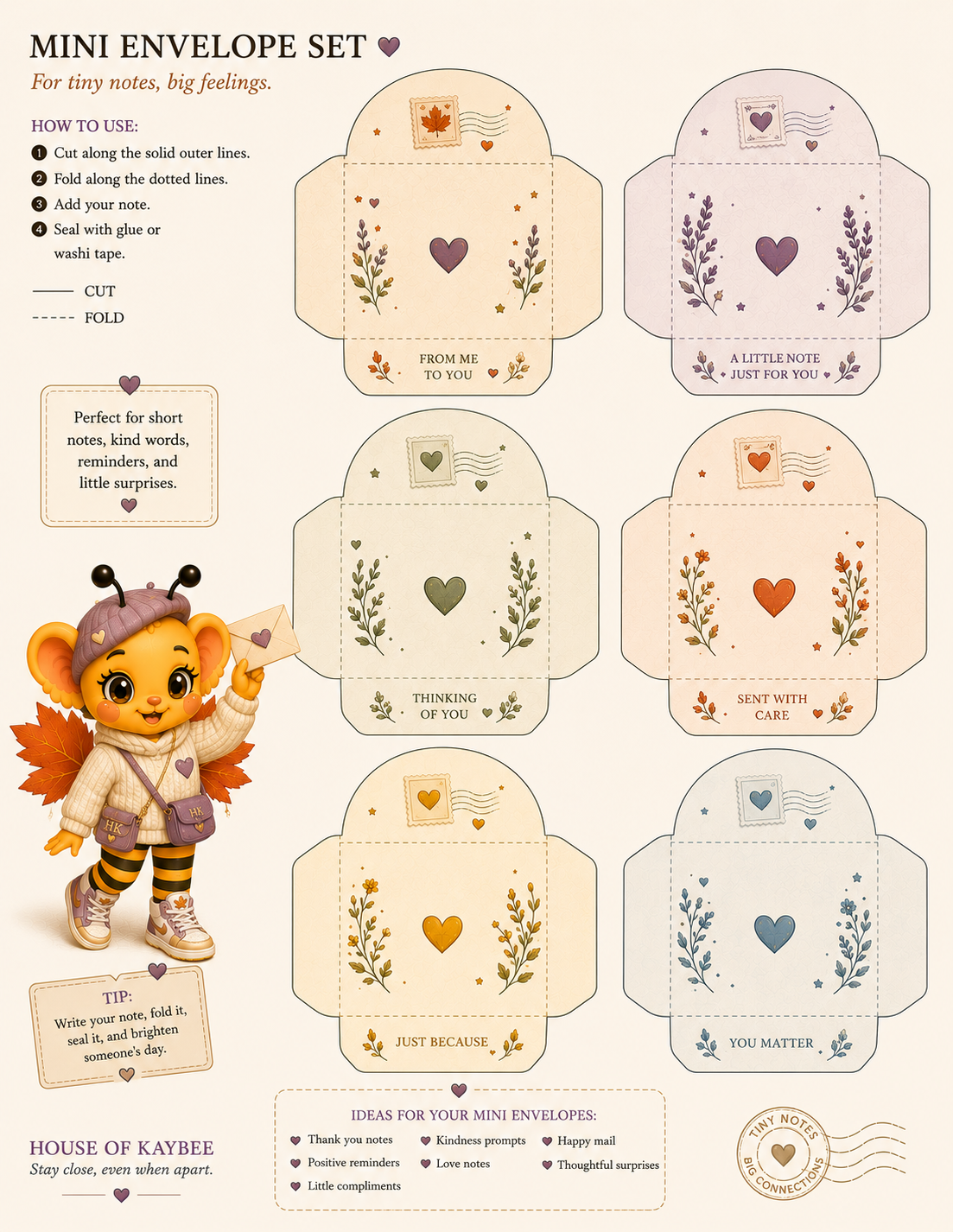 Letters That Feel Like Home - Across the Miles Complete Kit