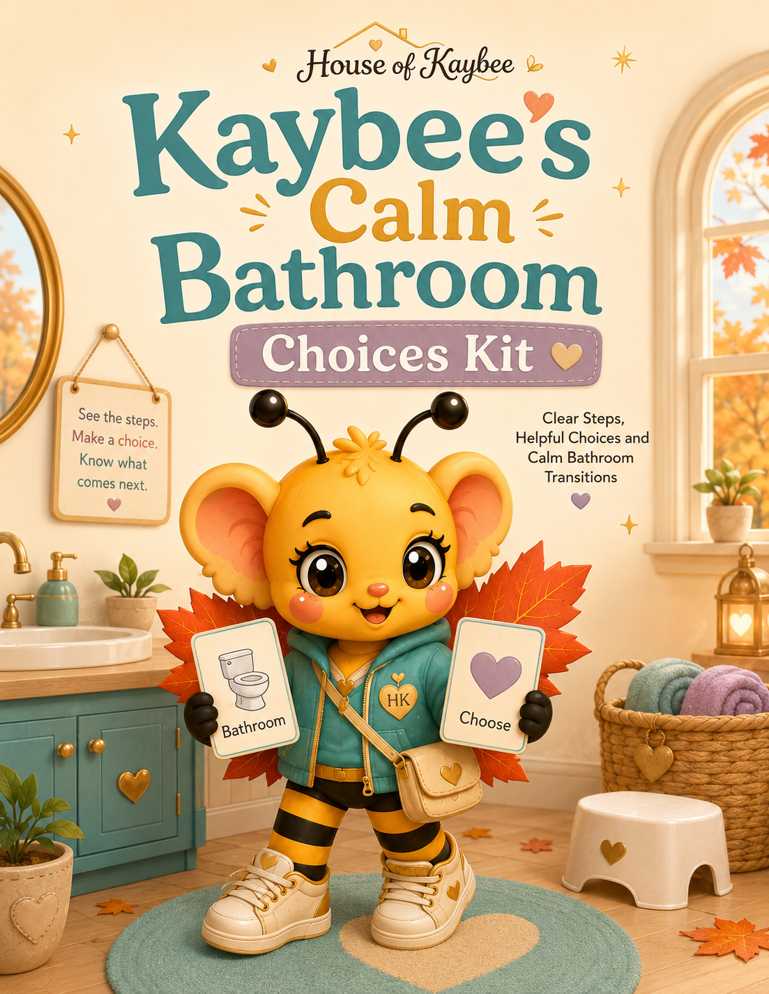 Kaybee's Calm Bathroom Choices Kit – Printable Visual Supports for Bathroom Routines