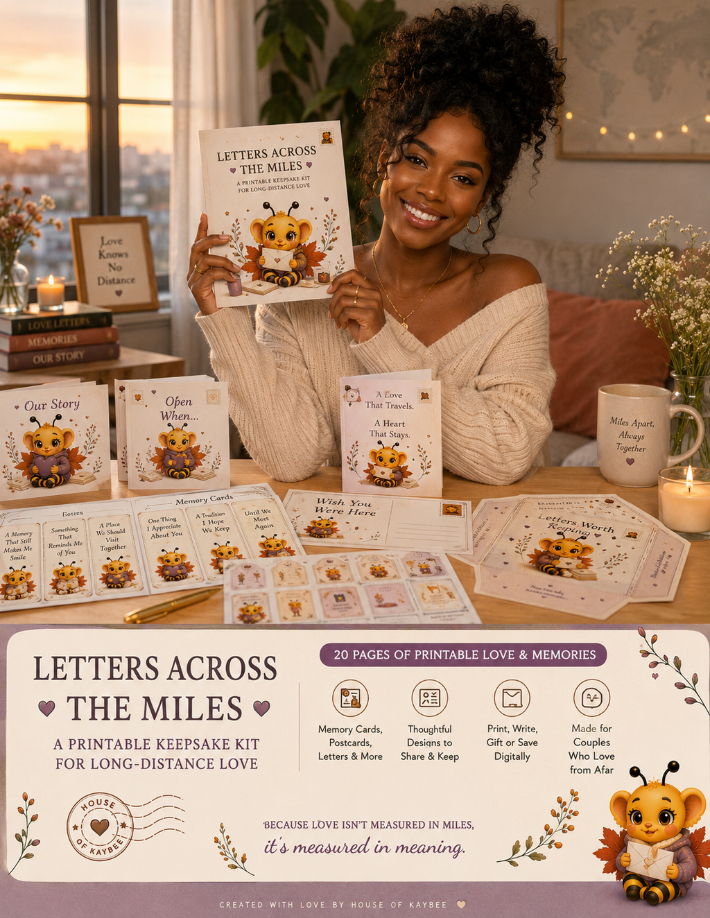 Letters That Feel Like Home - Across the Miles Complete Kit