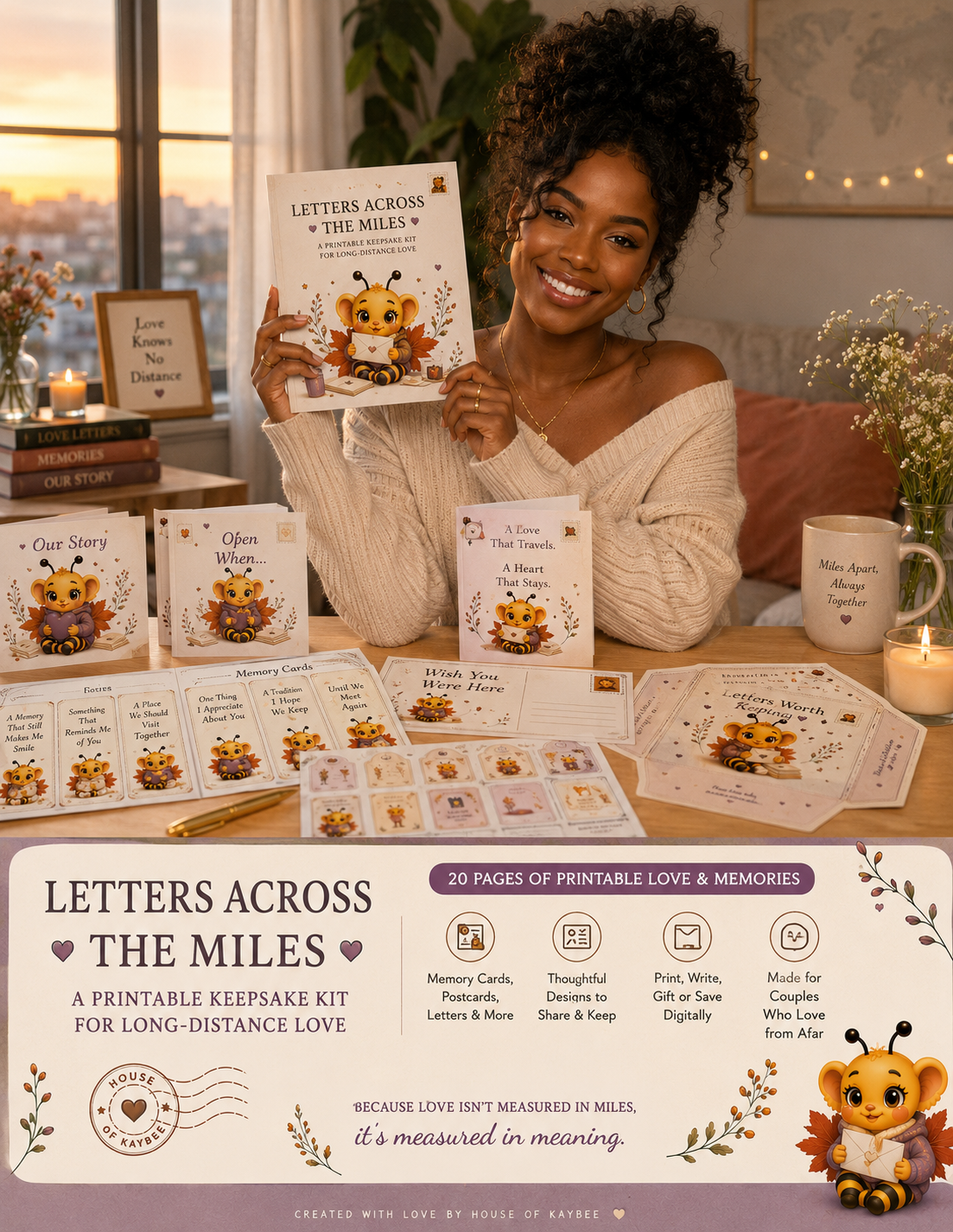 Letters That Feel Like Home - Across the Miles Complete Kit