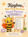 Kaybee Morning Routine Visual Planner | Printable Kids Routine Chart