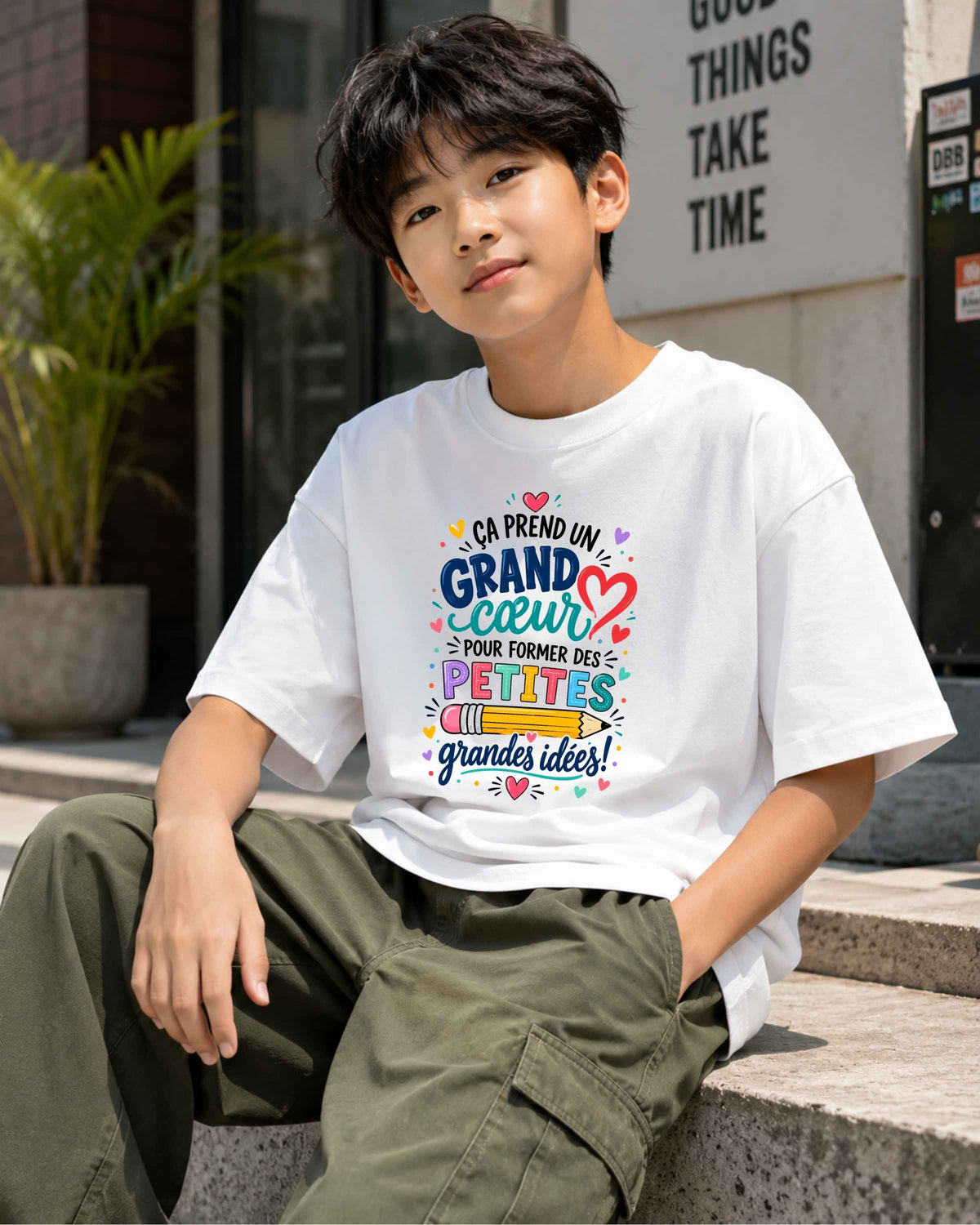 Ça Prend un Grand Coeur T-Shirt