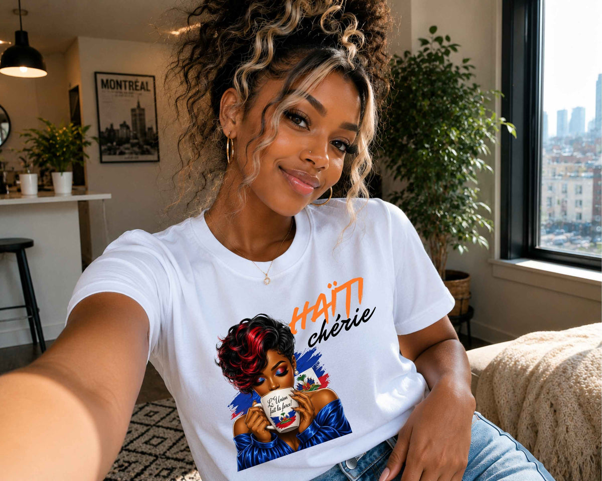 Haïti Chérie Women's Relaxed Jersey T-Shirt