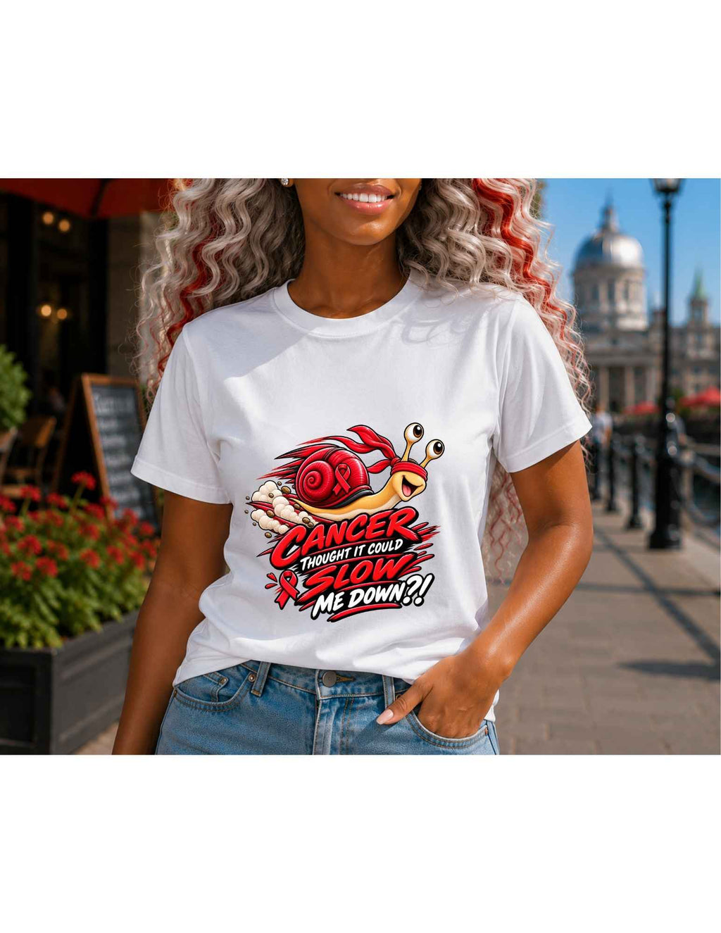 Cancer Thought It Could Slow Me Down?! T-Shirt