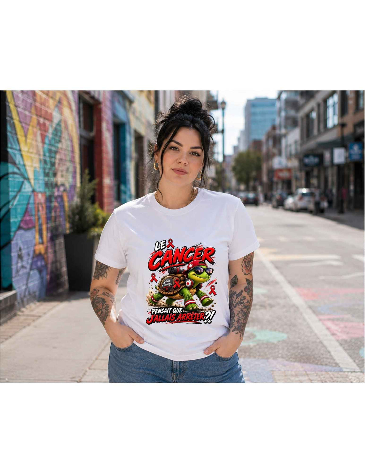 Le Cancer Pensait Que J'allais Arrêter?! T-Shirt