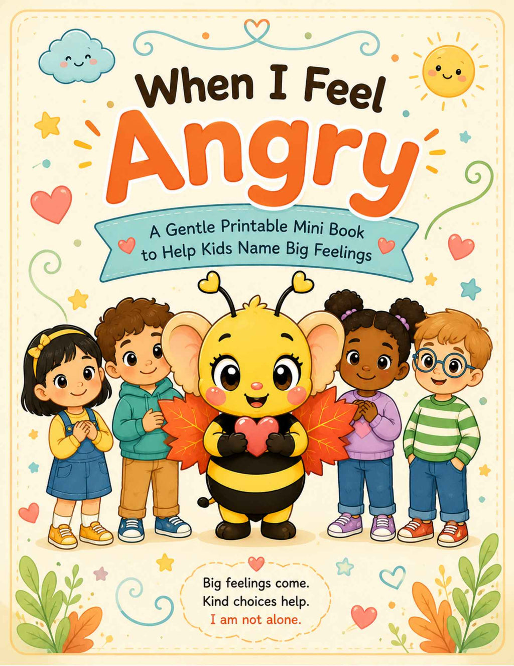 When I Feel Angry – Calm Down Mini Book for Kids