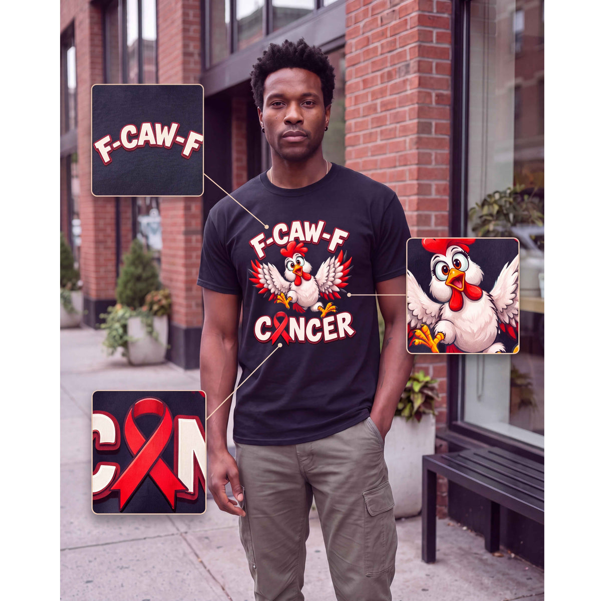 F-Caw-F Cancer T-Shirt